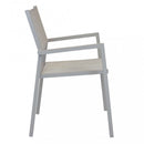 Poltrona Avana Impilabile 55x57x85 h cm in Textilene Tortora