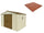 Sol pour Jardinière 325x240x233 cm en Plastique Terracotta