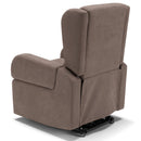 Poltrona Alzapersona Elettrica 71x79x106 cm in Tessuto Bilbao Fango