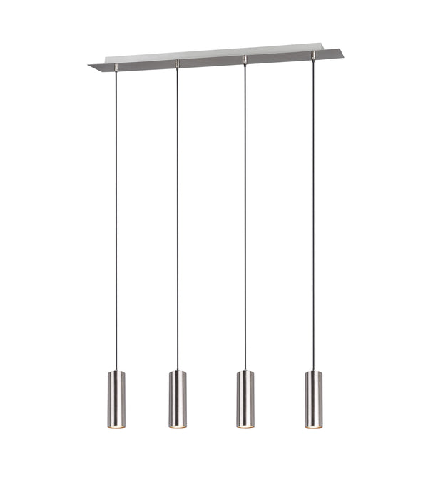 sconto Lampe à suspension d'intérieur GU10 en métal nickel mat