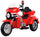 Moto Électrique Police Américaine 3 Roues pour Enfants 12V Kidfun Police Washington Rouge
