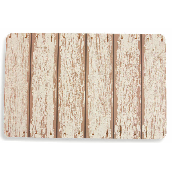Set de 6 Sets de Table Rectangulaires Plastique Villa d'Este Aspect Bois sconto