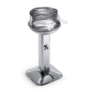 Barbecue a Carbone Venus 480 Ompagrill Griglia Ø44 cm Gamba a Colonna con Areazione in Acciaio Inox