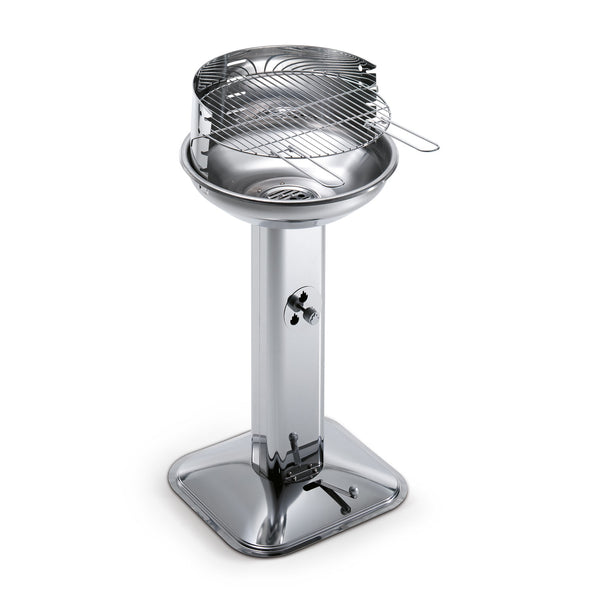 prezzo Barbecue a Carbone Venus 480 Ompagrill Griglia Ø44 cm Gamba a Colonna con Areazione in Acciaio Inox