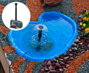 Kit Laghetto Artificiale + Pompa Filtro da Giardino 110x78x28 cm in Polietilene 90 Litri Azzurro