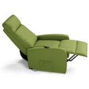 Poltrona Alzapersona Elettrica 2 Motori 67x75x110 cm in Tessuto Seattle Verde Adrenalina