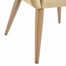 Poltrona Relax in Legno e Tessuto Colore Beige Chiaro Mod. Morla 60x58x77H cm