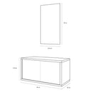 Mobile da Bagno sospeso Giava 00-551 Wengé TFT