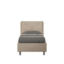 Letto Singolo Appia Tortora Varie Misure