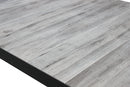 Tavolo Mackay 200x100x75 h cm in Alluminio Antracite