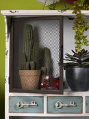 Set 2 Contenitori Decorativo Metallo 18 cm