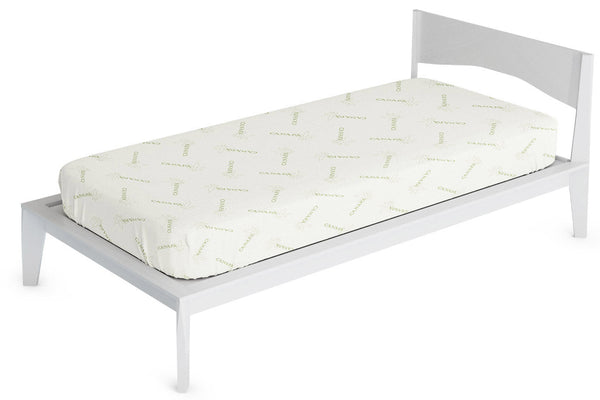 Housse de matelas en Polyester et Fibre de Chanvre Vert Clair Différentes Tailles sconto