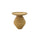 Table basse Alka Ø 35,5x40 cm en Acier Moutarde