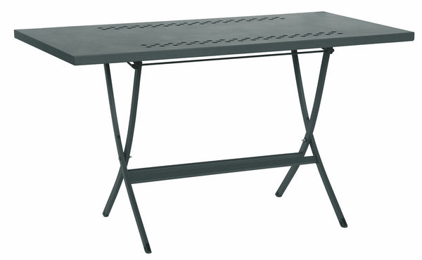 Table de jardin pliante 140x80x75 cm en acier RD Italia Hermes 140 Anthracite prezzo