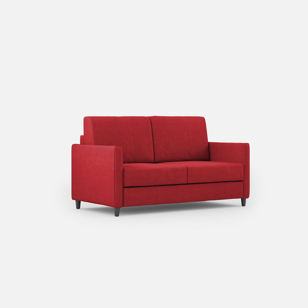 prezzo Canapé 2 places Karay 158x85x85 cm en tissu rouge