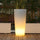 Vase Lumineux Ø37,5x102 cm en Résine Arkema Tondo 102 SL