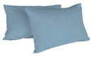 Coppia di Federe Tinta Unita Celeste