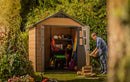 Casetta da Giardino Porta Attrezzi 228x223,5x252 cmin Evotech+ Keter Newton 757 Marrone