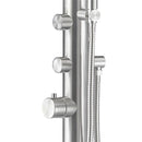 Doccia da Giardino 221x18x56 cm con Doccetta Sined Budoni Inox
