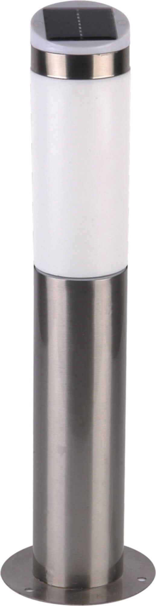 sconto Lampe de jardin LED solaire en acier Bauer White Light