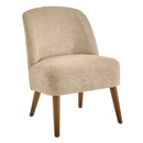 Poltrona Relax in Legno e Tessuto Colore Beige Modello Petty 52x58x71H cm