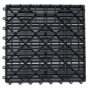 Pavimentazione da Esterno Incastrabile Piastrelle da Giardino 11 Mattonelle 30x30x2.2 cm Grigio 