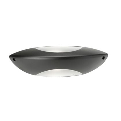 Applique murale étroite couleur noire pour l'extérieur Umbe Sovil Line sconto