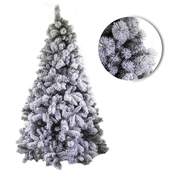 sconto Sapin de Noël Artificiel Couvert de Neige Gennargentu Vert Différentes Tailles
