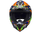 Casco Integrale per Bambino da Moto Cross CGM 209G Winner Arancione Varie Misure