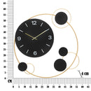 Orologio da Muro Globe 60x4x57 cm in Ferro