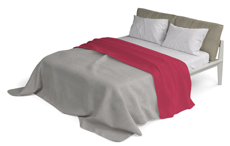 Set Lenzuola Sopra Sotto e Federe in Cotone Fragola Varie Misure