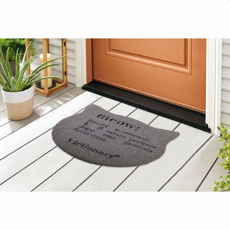 Zerbino "meow" 70x1,5x40 cm in Cocco e PVC VdE Tivoli 1996 