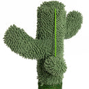 Tiragraffi Graffiatoio Forma 3 Cactus per Gatti Verde con Pallina 44 x 72 cm