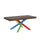 Tavolo Allungabile 180-284x90x77 cm Volantis Noce
