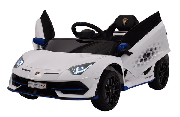 online Macchina Elettrica per Bambini 12V con Licenza Lamborghini Aventador SVJ Small Bianca