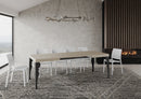 Tavolo Allungabile 120-224x90x77 cm Paxon Cashmere Telaio Antracite 