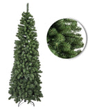 Albero di Natale Artificiale 1217 rami cm Ø84xh240 monte Vettore slim verde