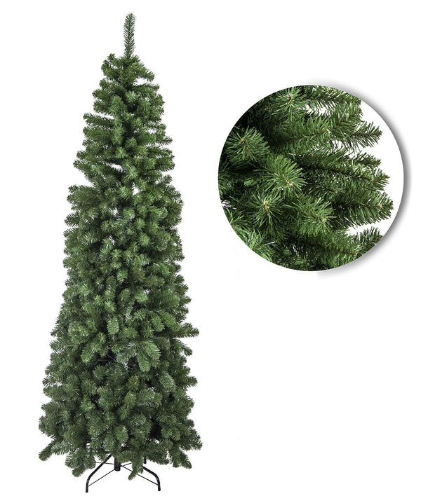 sconto Sapin de Noël artificiel 1217 branches cm Ø84xh240 monte Vettore slim vert