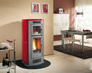 Pedana Salvapavimento per Stufe a Pellet e Legna 90x80 cm in Acciaio Nera
