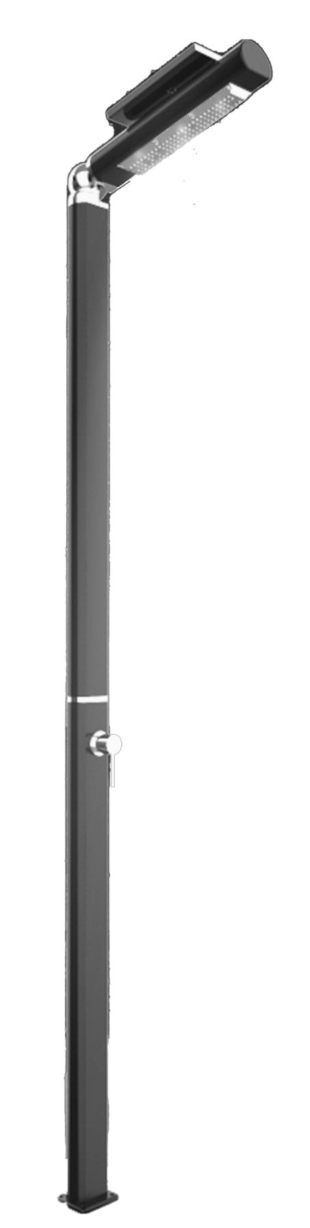 acquista Doccia da Giardino Miscelatore con LED Arkema Quick Ardesia Opaco