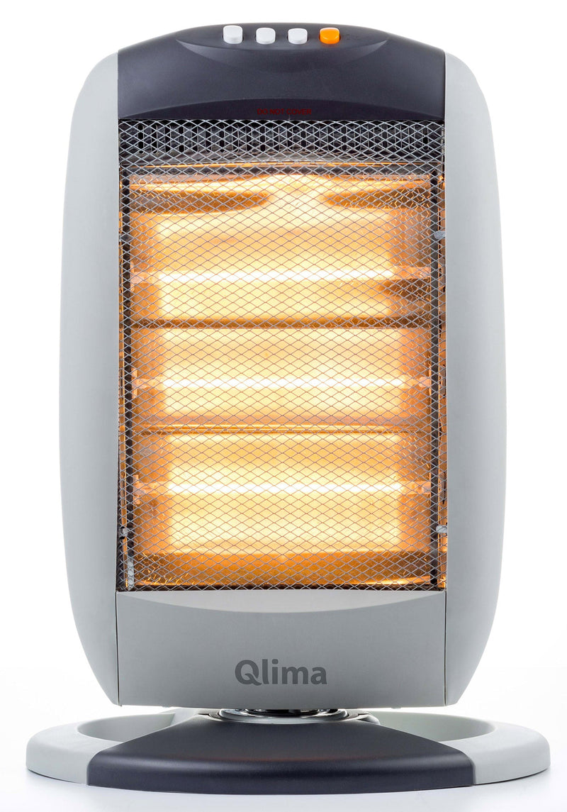 Stufa Alogena 1200W 3 Elementi Qlima EIH 1200 Bianca