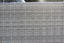 Salotto Angolare Argentina con Cuscini in Wicker Grigio