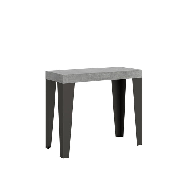 Consolle Allungabile 90-196x40x77 cm in Nobilitato Grigio prezzo