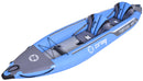 Kayak Gonfiabile Biposto 386x86 cm con Pagaie Zaino e Accessori ZRAY Tortuga Blu