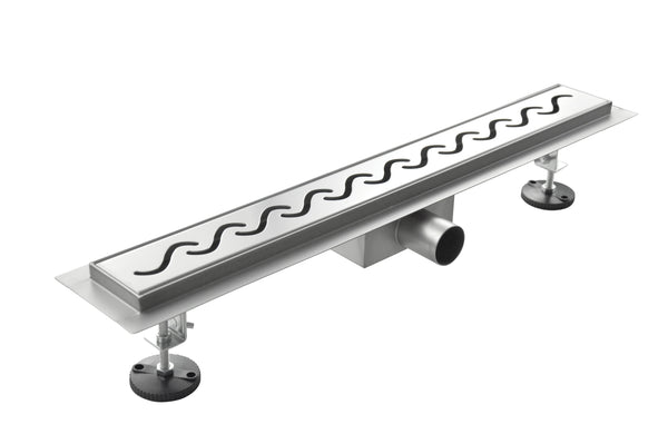 Caniveau de drainage de sol en acier inoxydable Onda de différentes tailles online