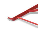 Set da Giardino Pieghevole in Ferro con Tavolo e 2 Sedie Taddei Bistro Rosso