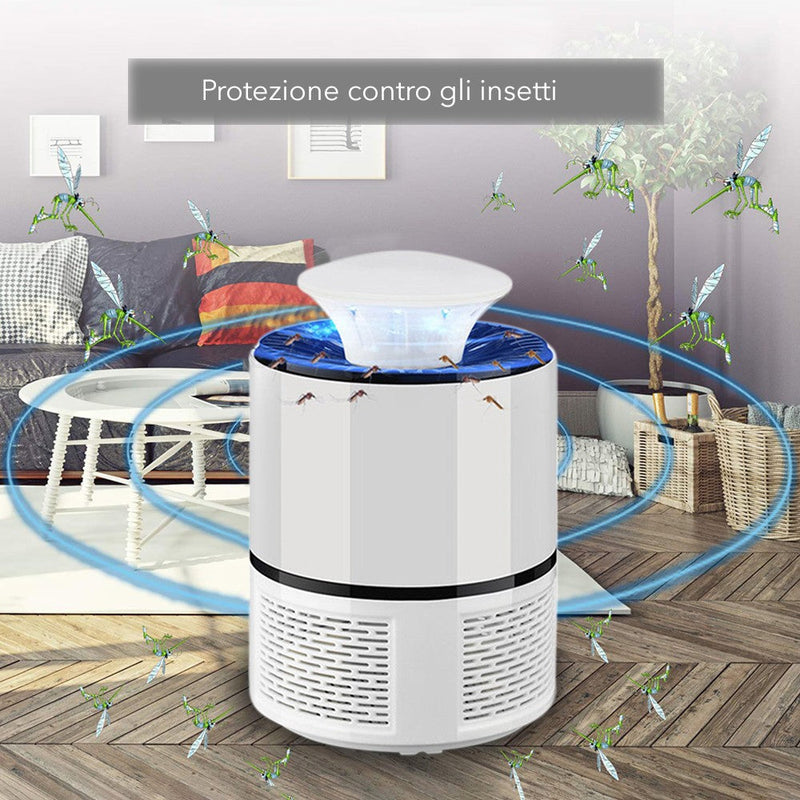 Zanzariera Elettrica Portatile USB per Insetti a LED