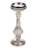 Porta Candele Decorativo 8 Led in Vetro