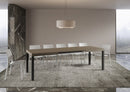  Tavolo Allungabile 160-420x90x77 cm Everyday Tortora Gambe Antracite