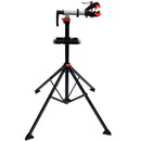 Cavalletto Supporto per Bicicletta Riparazione Bici Pieghevole 75x75x100-160 cm 